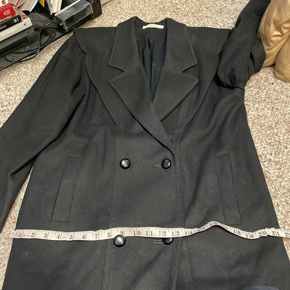 Vintage 80s Bulgaria made wool midi coat in excellent condition - Picture 5 of 10